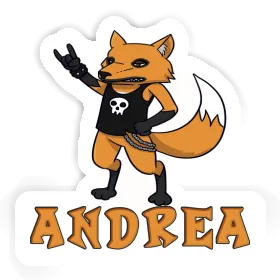 Fuchs Aufkleber Andrea Image
