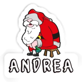 Andrea Aufkleber Weihnachtsmann Image