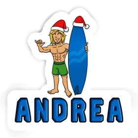 Sticker Andrea Surfer Image
