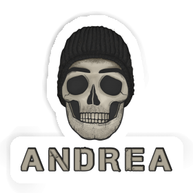 Sticker Andrea Totenkopf Image