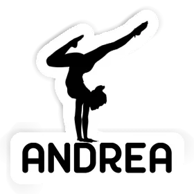 Andrea Aufkleber Yoga-Frau Image
