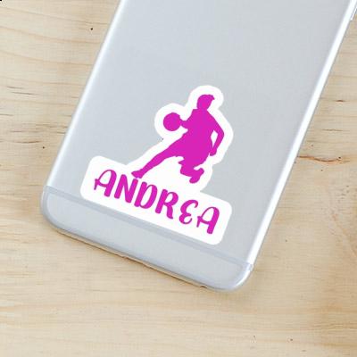 Andrea Sticker Basketball Player Notebook Andrea Sticker Basketball Player Notebook Image