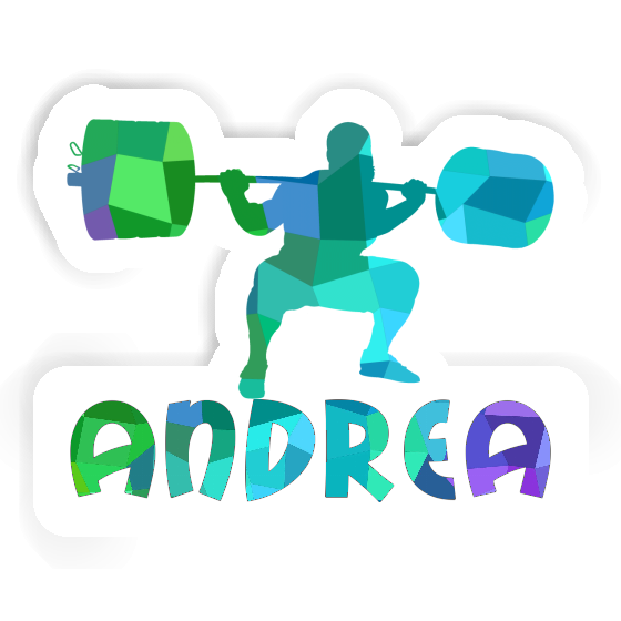 Andrea Sticker Weightlifter Laptop Andrea Sticker Weightlifter Laptop Image