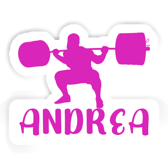 Sticker Andrea Weightlifter Notebook Sticker Andrea Weightlifter Gift package Image