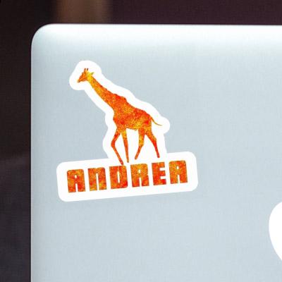 Girafe Autocollant Andrea Laptop Image