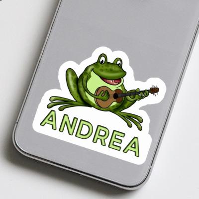 Sticker Andrea Guitar Frog Laptop Image