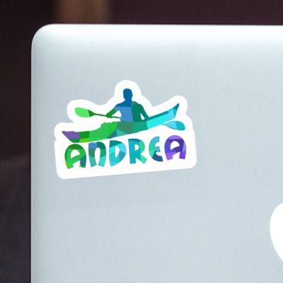 Sticker Kajakfahrer Andrea Notebook Image