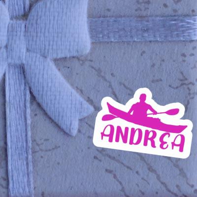 Kajakfahrer Aufkleber Andrea Kajakfahrer Aufkleber Andrea Image