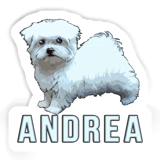 Chien Autocollant Andrea Laptop Image