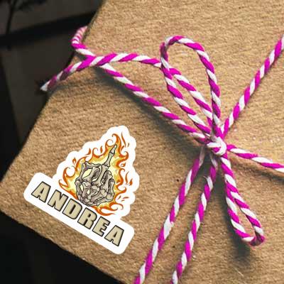 Autocollant Doigt du milieu Andrea Notebook Autocollant Doigt du milieu Andrea Gift package Image