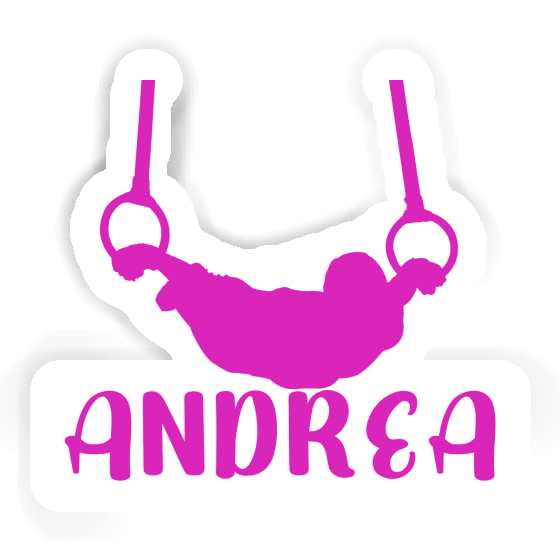 Autocollant Andrea Gymnaste aux anneaux Notebook Image