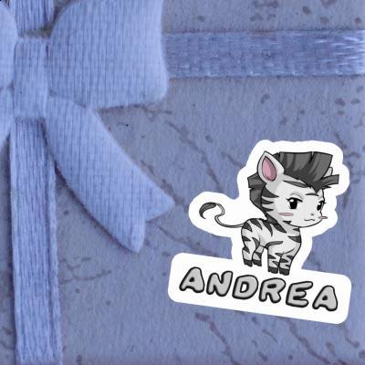 Aufkleber Andrea Zebra Notebook Image