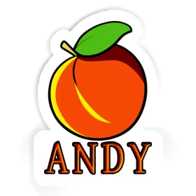 Sticker Aprikose Andy Image