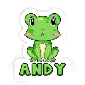 Frosch Sticker Andy Image
