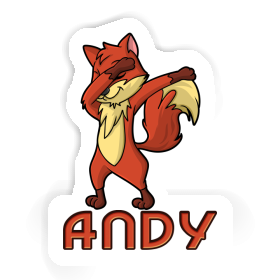Aufkleber Fuchs Andy Image