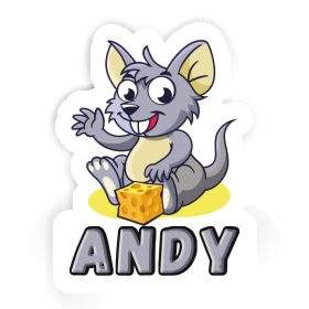 Aufkleber Andy Maus Image