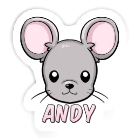 Aufkleber Maus Andy Image
