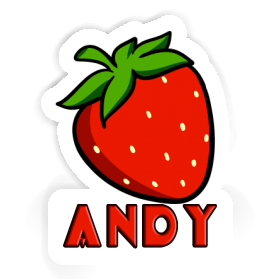 Erdbeere Aufkleber Andy Image