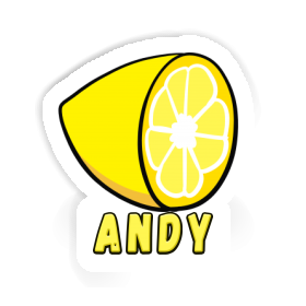 Zitrone Sticker Andy Image