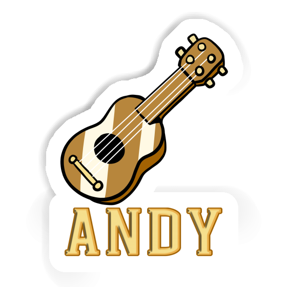 Autocollant Guitare Andy Notebook Autocollant Guitare Andy Gift package Image