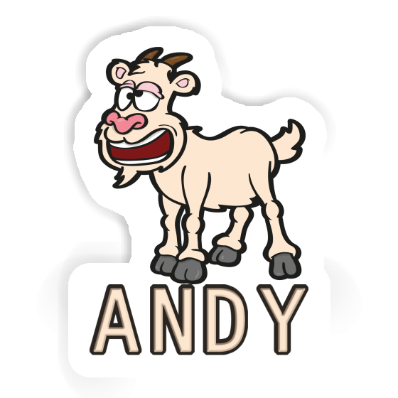Sticker Goat Andy Notebook Sticker Goat Andy Notebook Image