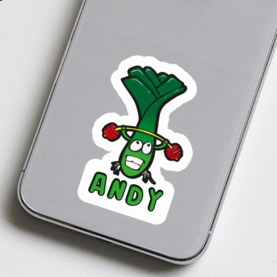 Autocollant Andy Haltérophile Laptop Autocollant Andy Haltérophile Laptop Image