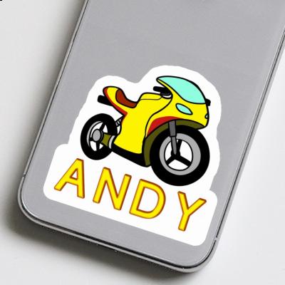 Aufkleber Andy Motorrad Notebook Aufkleber Andy Motorrad Gift package Image
