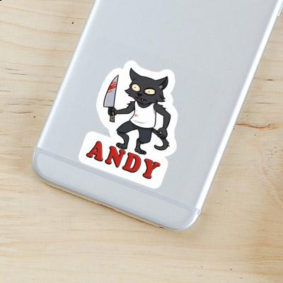 Psycho-Katze Sticker Andy Gift package Image