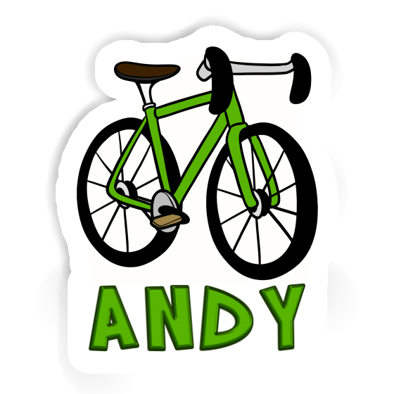 Autocollant Andy Vélo de course Notebook Autocollant Andy Vélo de course Notebook Image