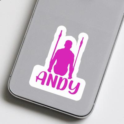 Autocollant Gymnaste aux anneaux Andy Notebook Autocollant Gymnaste aux anneaux Andy Notebook Image