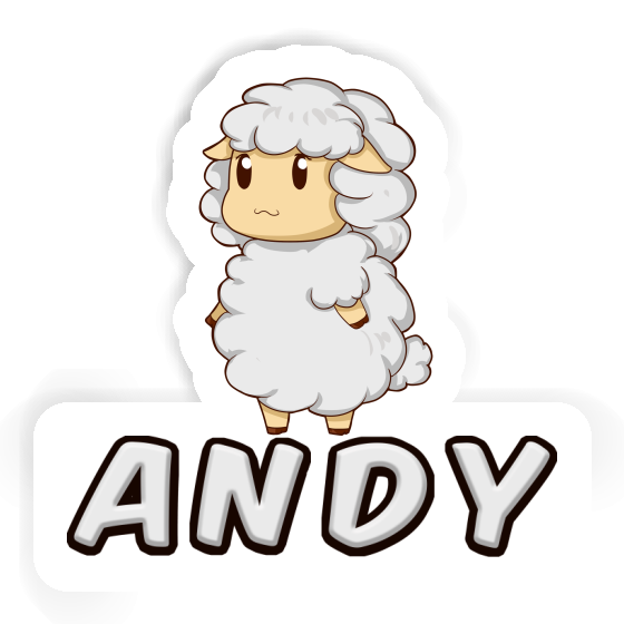 Andy Sticker Sheep Image