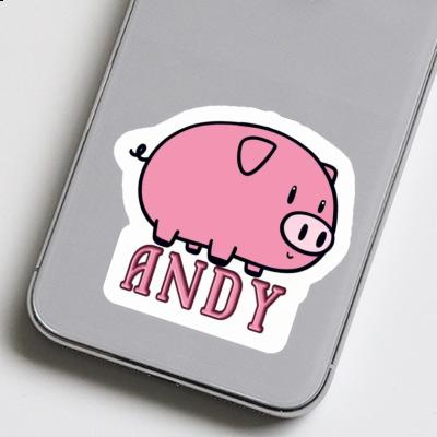 Sticker Andy Pig Notebook Sticker Andy Pig Gift package Image
