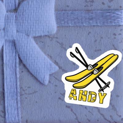 Autocollant Ski Andy Laptop Autocollant Ski Andy Laptop Image