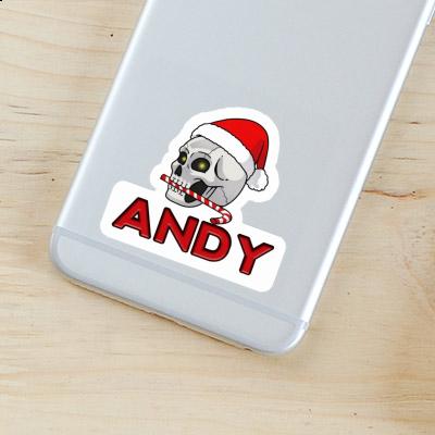 Autocollant Tête de mort Andy Notebook Autocollant Tête de mort Andy Notebook Image