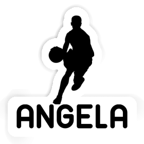 Angela Sticker Basketball Player Image