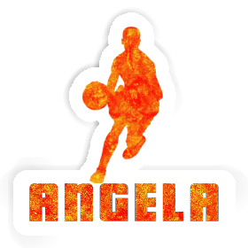 Aufkleber Basketballspieler Angela Image