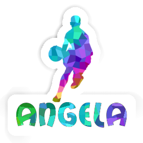 Angela Sticker Basketballspieler Image