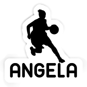 Basketballspielerin Sticker Angela Image