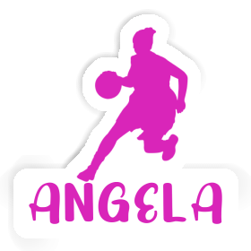 Autocollant Angela Joueuse de basket-ball Image