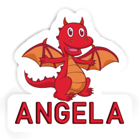 Autocollant Angela Bébé dragon Image