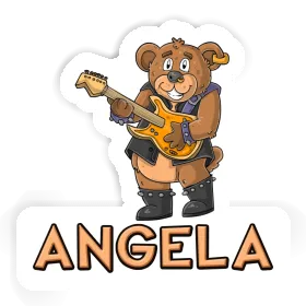 Rocker Aufkleber Angela Image