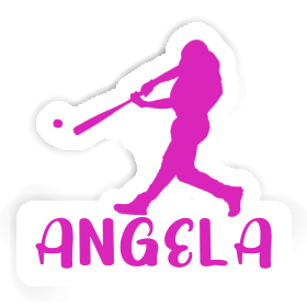 Angela Autocollant Joueur de baseball Image