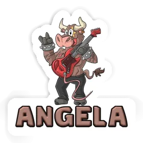 Sticker Guitarist Angela Image