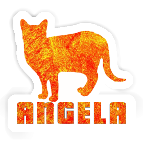 Autocollant Chat Angela Image
