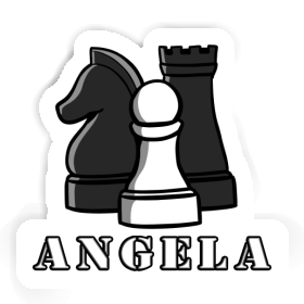 Schachfigur Aufkleber Angela Image