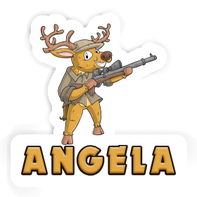 Angela Autocollant Chasseur Image