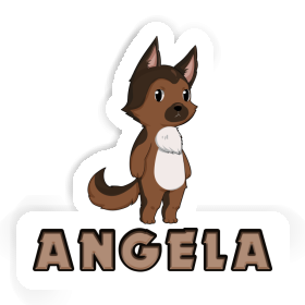 Angela Sticker German Sheperd Image