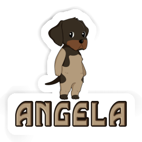 Angela Sticker German Wirehaired Image
