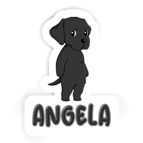 Angela Aufkleber Labrador Image