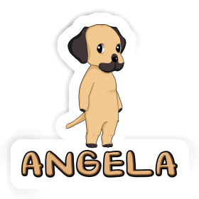Sticker Angela Rhodesian Ridgeback Image